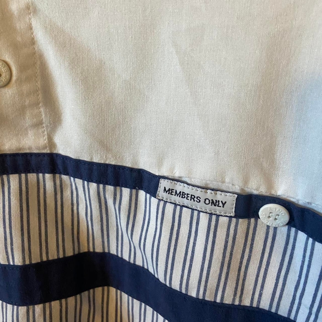 Vintage Members Only Banded Polo - Large