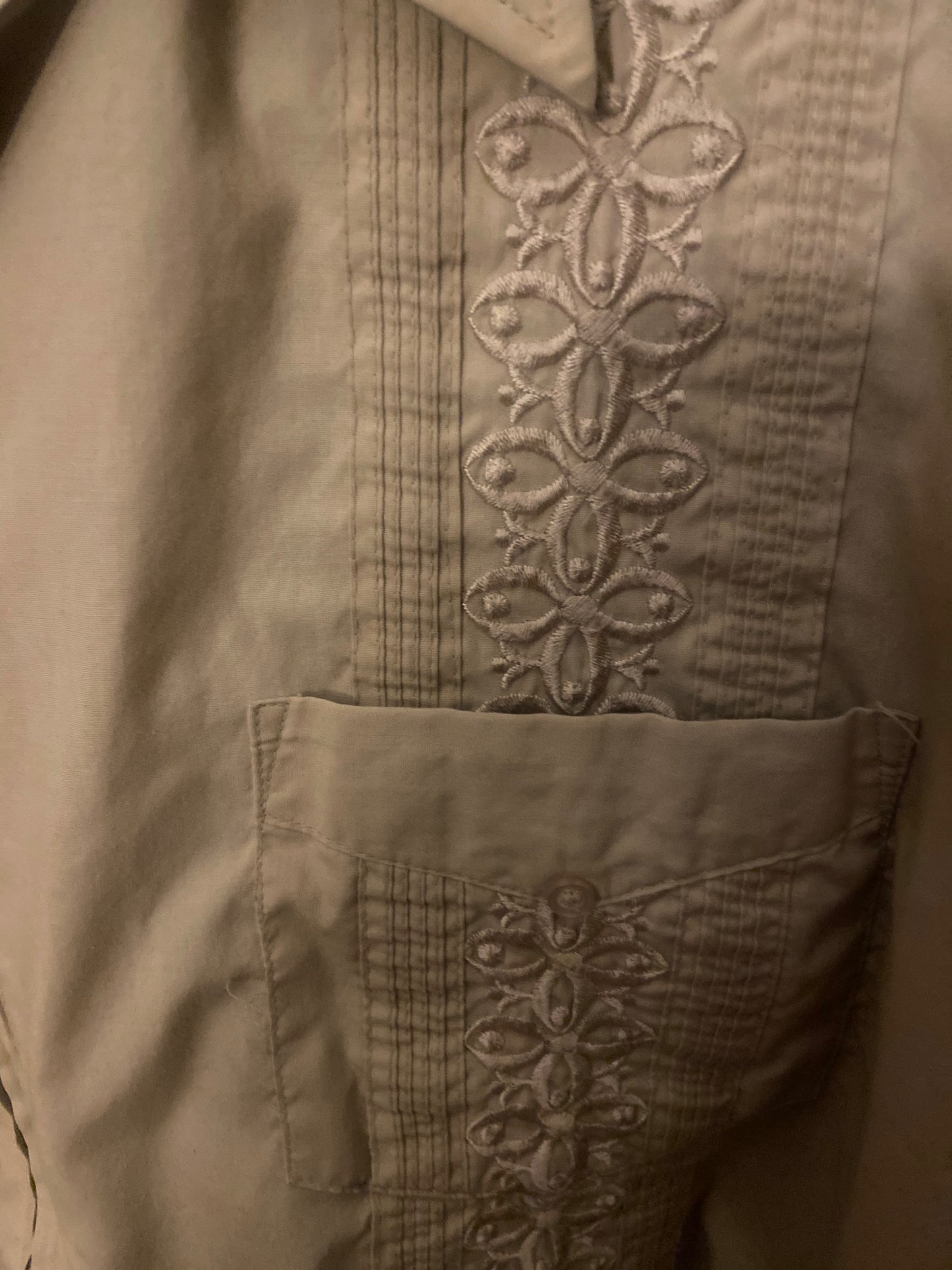 1980’s Haband Guayabera Zip