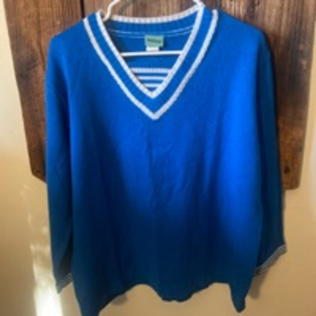 Women's Sena Morgan Blue & White Sweater Size L