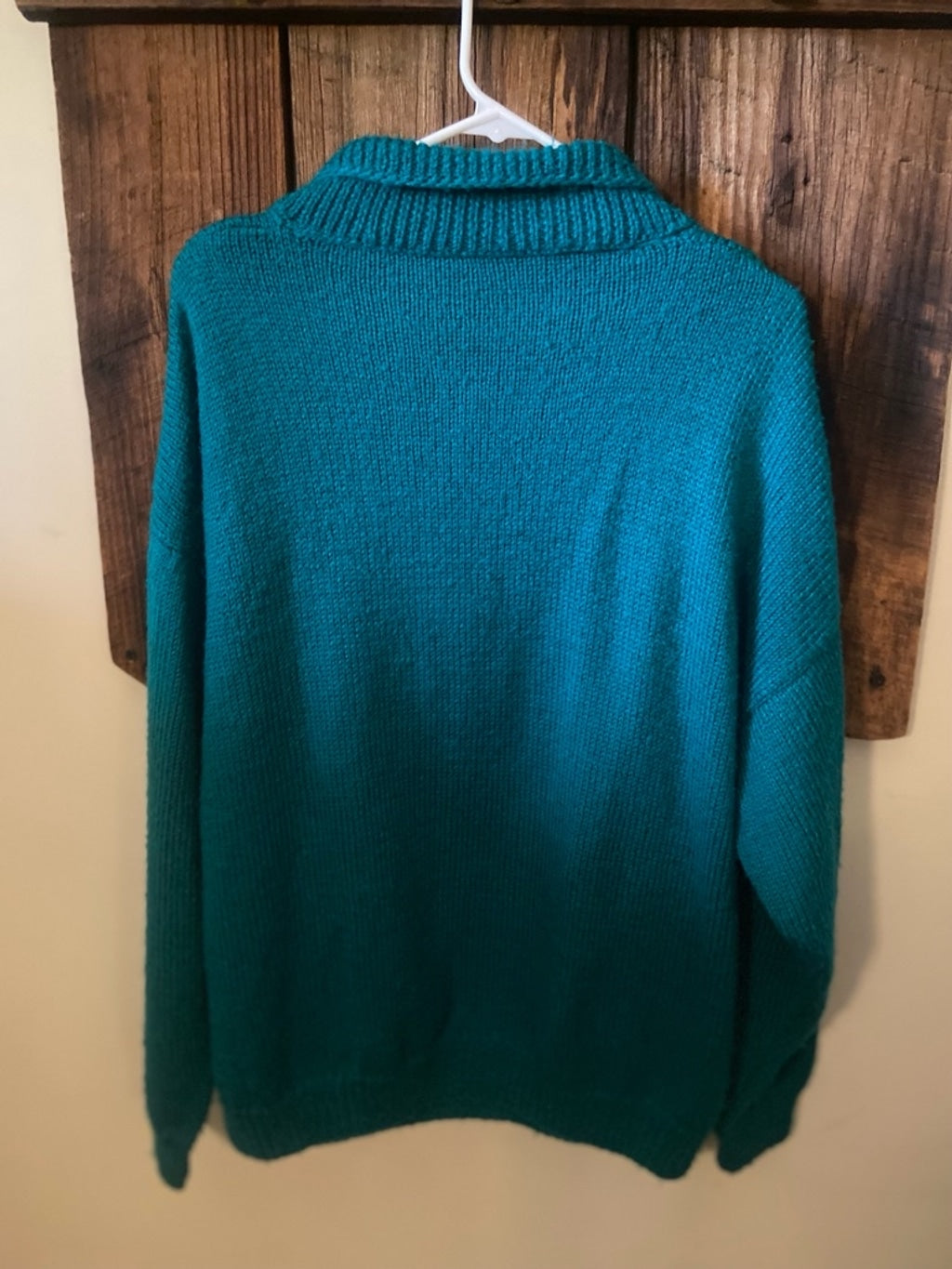 Men's 1990’s Teal Sweater Size L