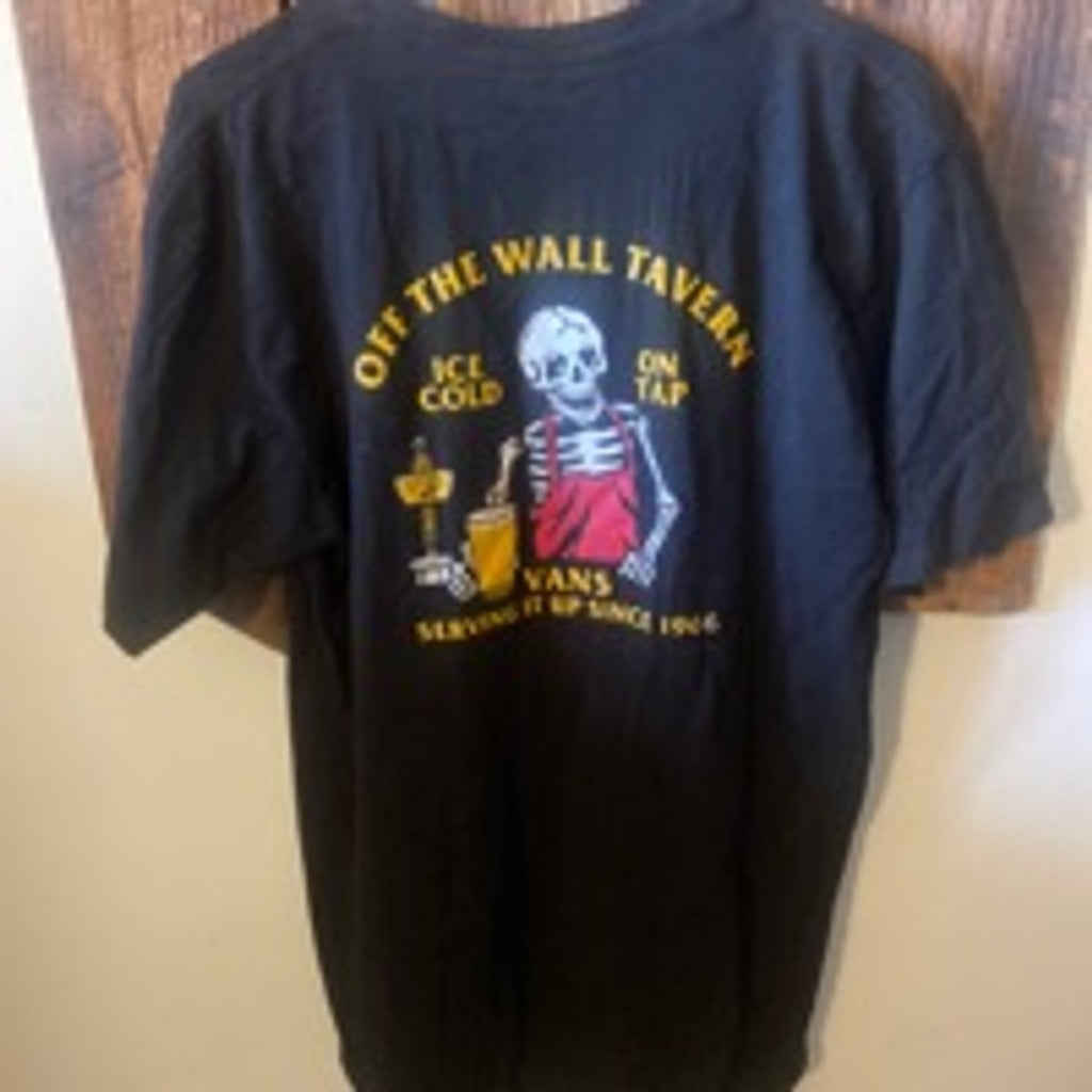 Men's Vans Black T-Shirt Size L