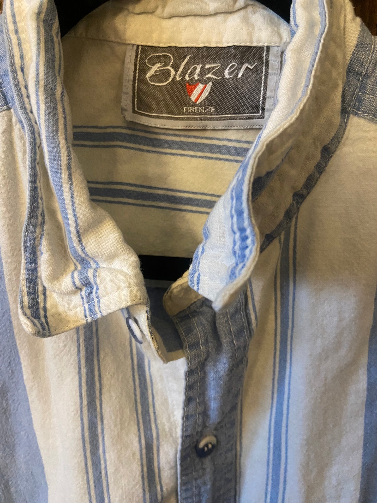 Blazer Firenze Striped Oxford