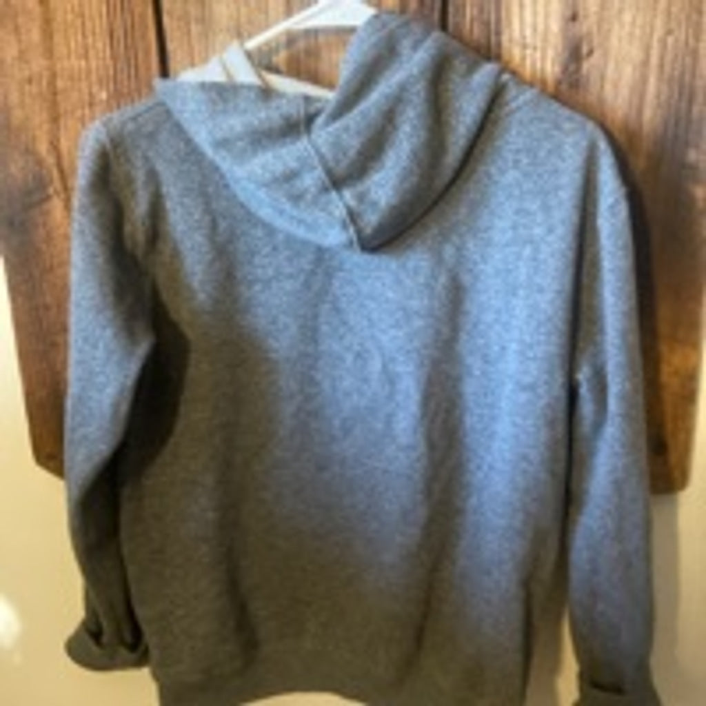 Kansas City Chiefs Hoodie Gray Yellow
Youth Large
Women’s Small