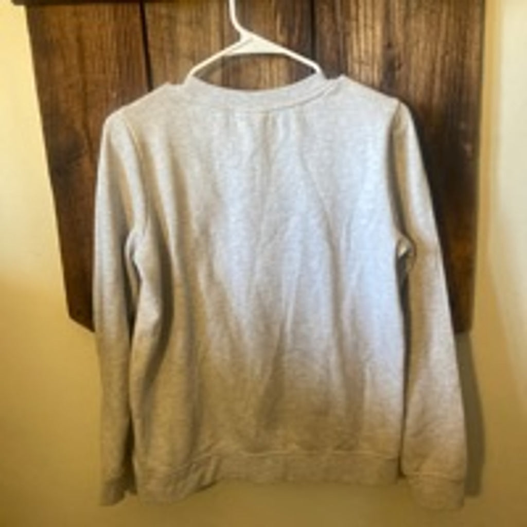 Vans Gray Floral Sweatshirt Size S