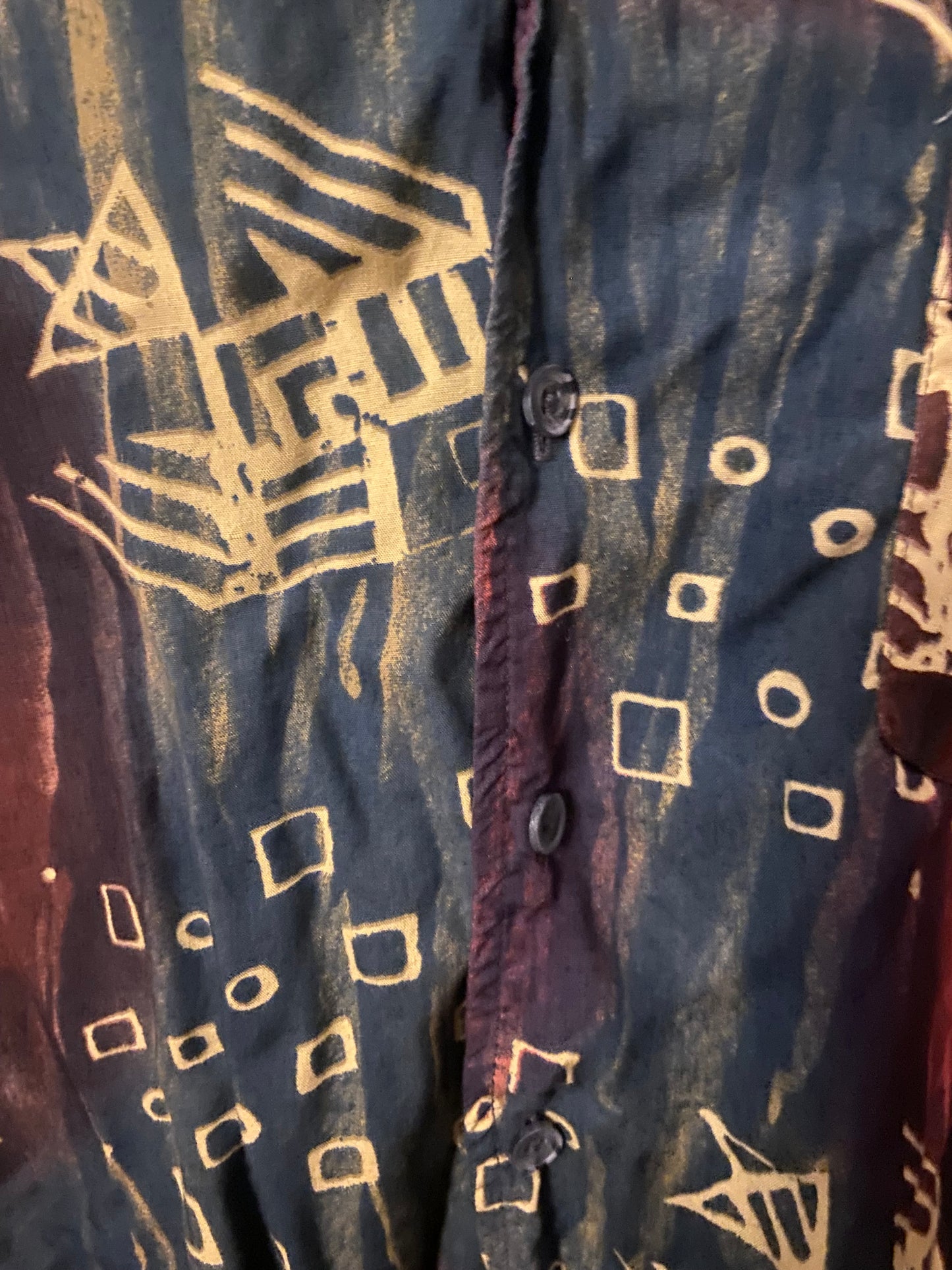 1990’s Anxious Funky Button Up