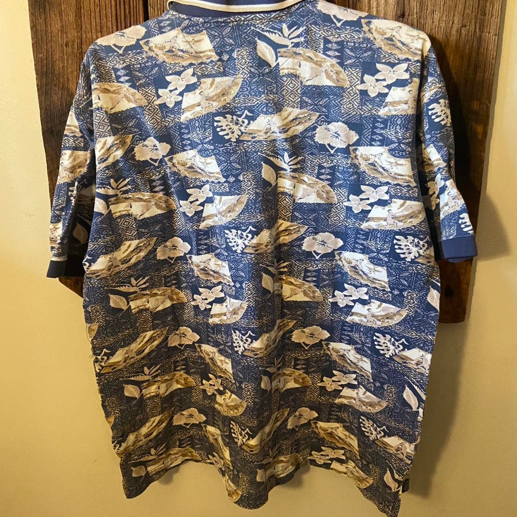 1990's Naturals Northwest Territories Golf Polo
