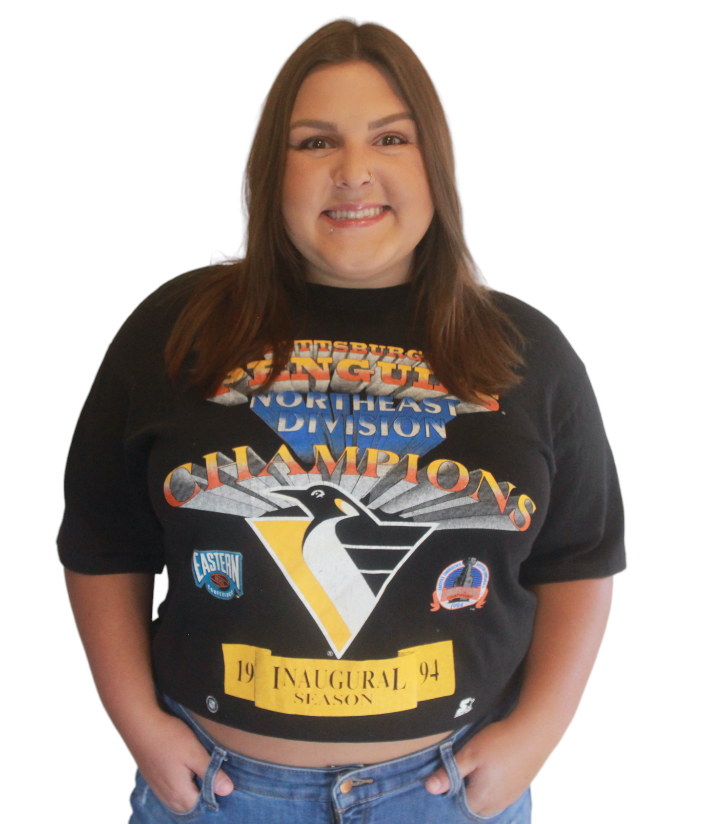 1994 Starter Pittsburgh Penguins Division Champs Shirt