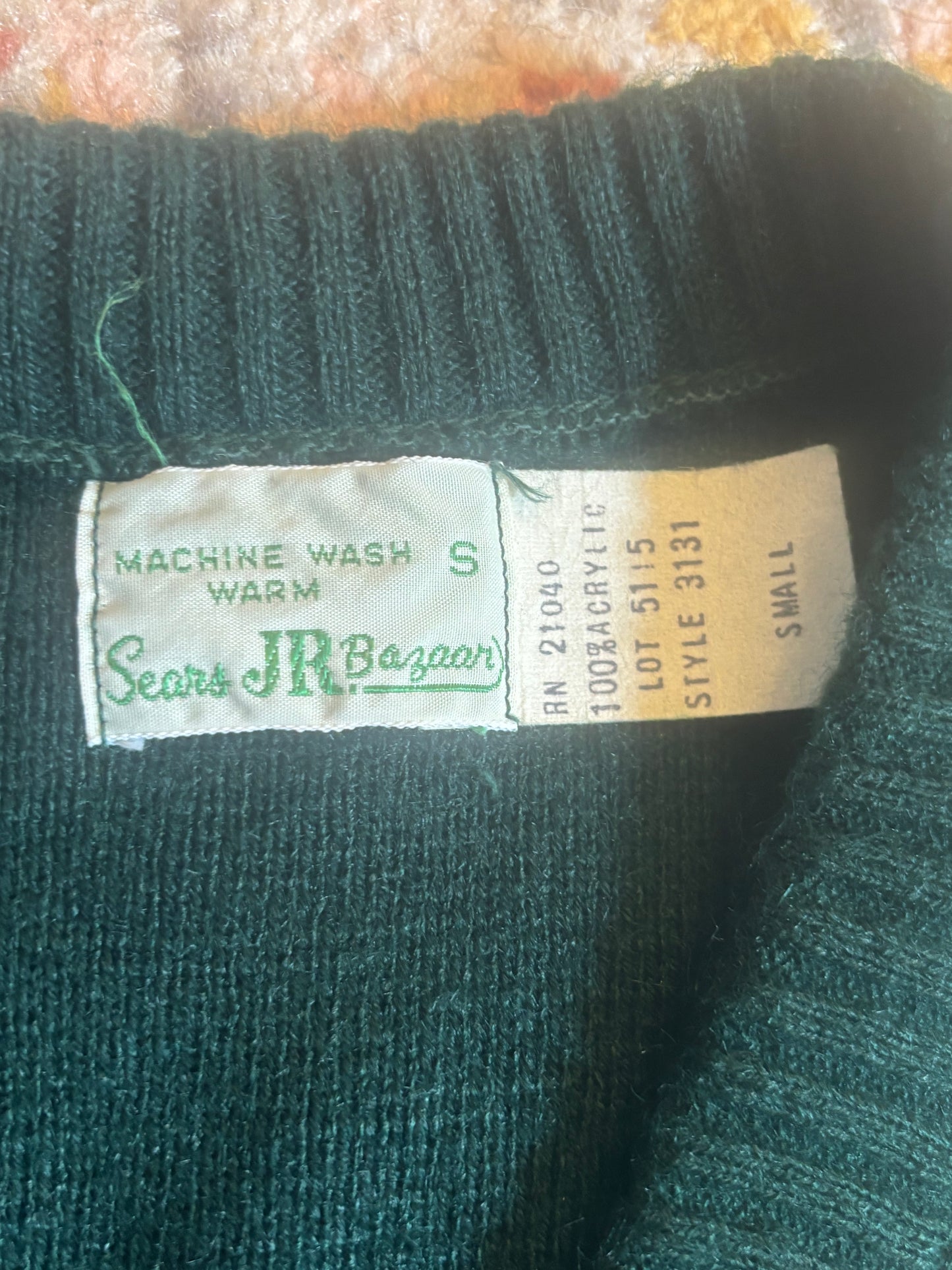 1980's Sears Holiday Vest