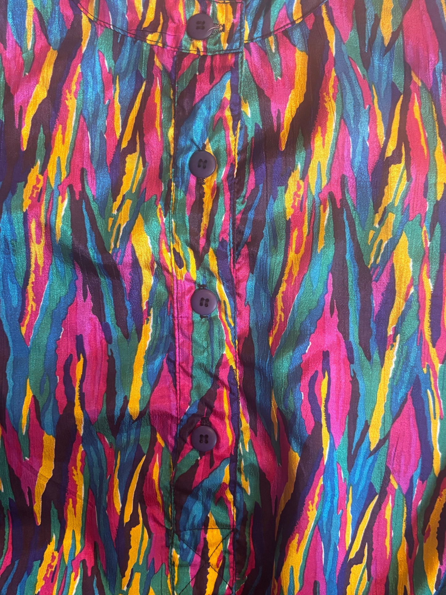 1990's Notations Silk Blouse