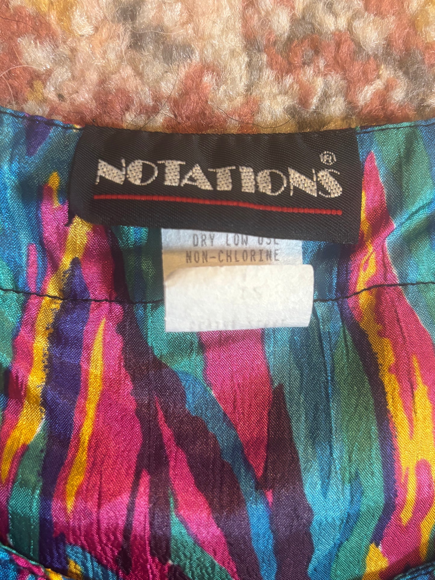 1990's Notations Silk Blouse