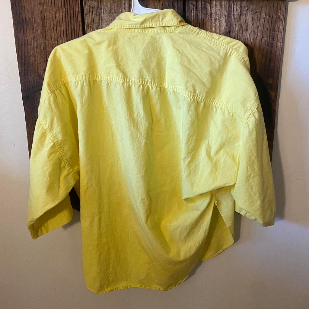 3/4 Sleeve Button Up Shirt