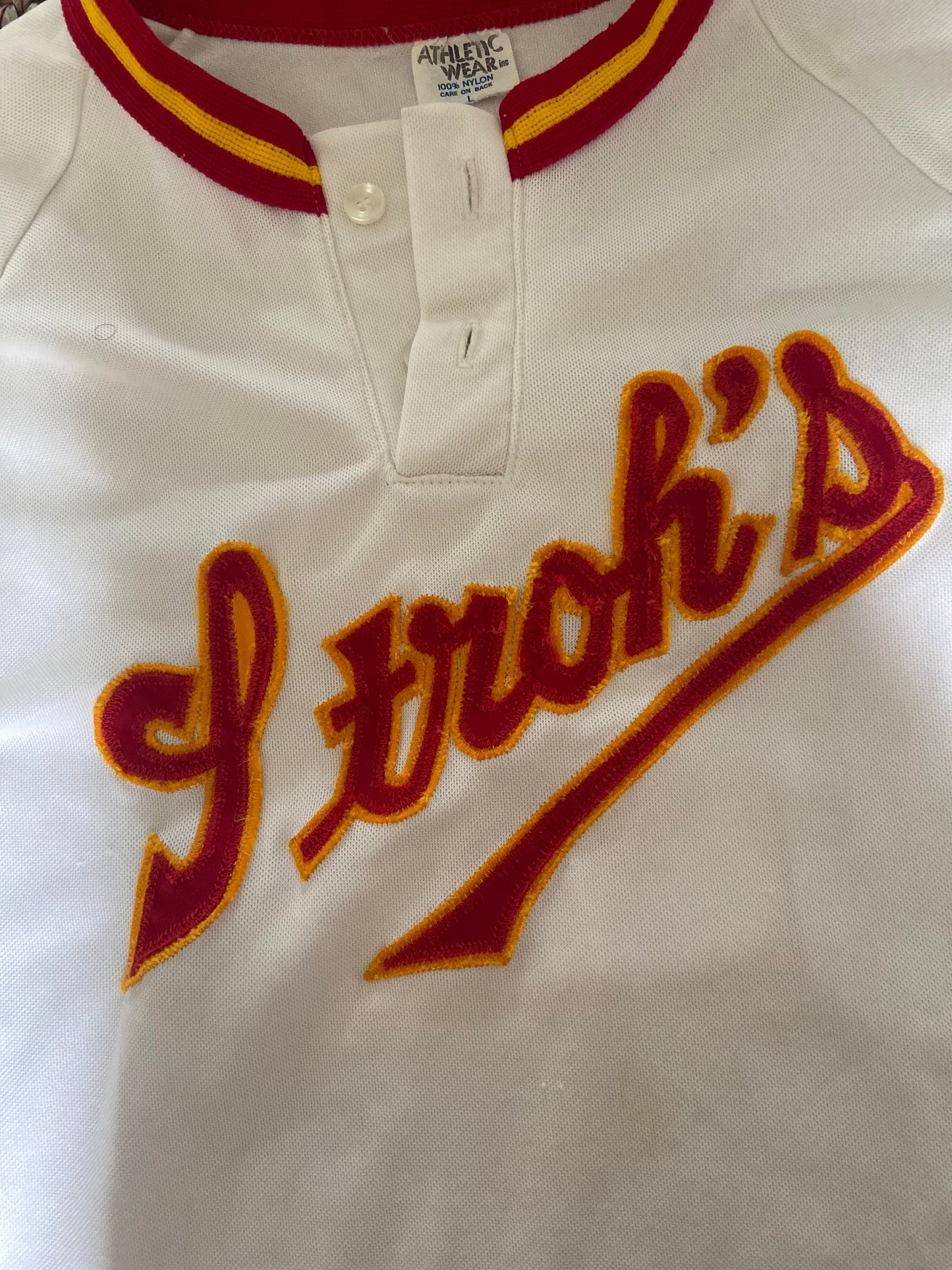 1980’s Stroh’s Beer Baseball Jersey
