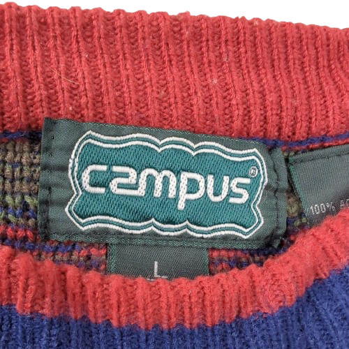 1980's Big Man on 'Campus' Golf Sweater