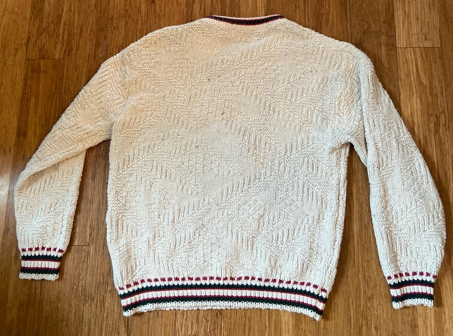 Vintage Embroidered Bird Sweater
