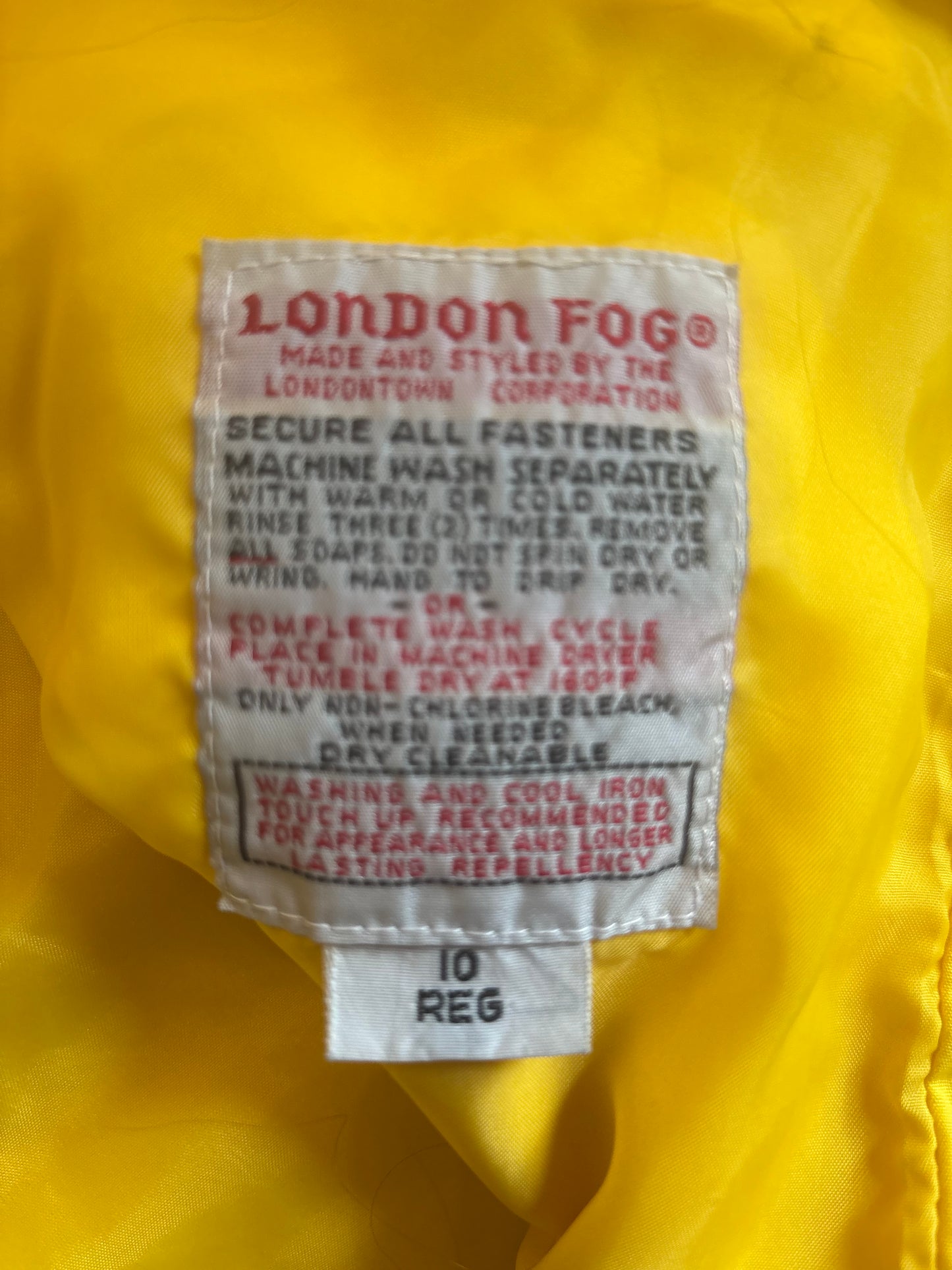 London Fog Zip and Button Light Jacket(with Hood)