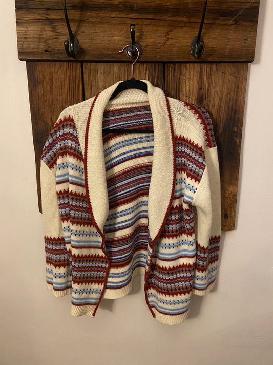 Fair Isle Shawl Cardigan