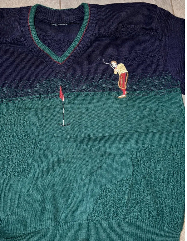 1980’s Chip and Rip Golf Sweater