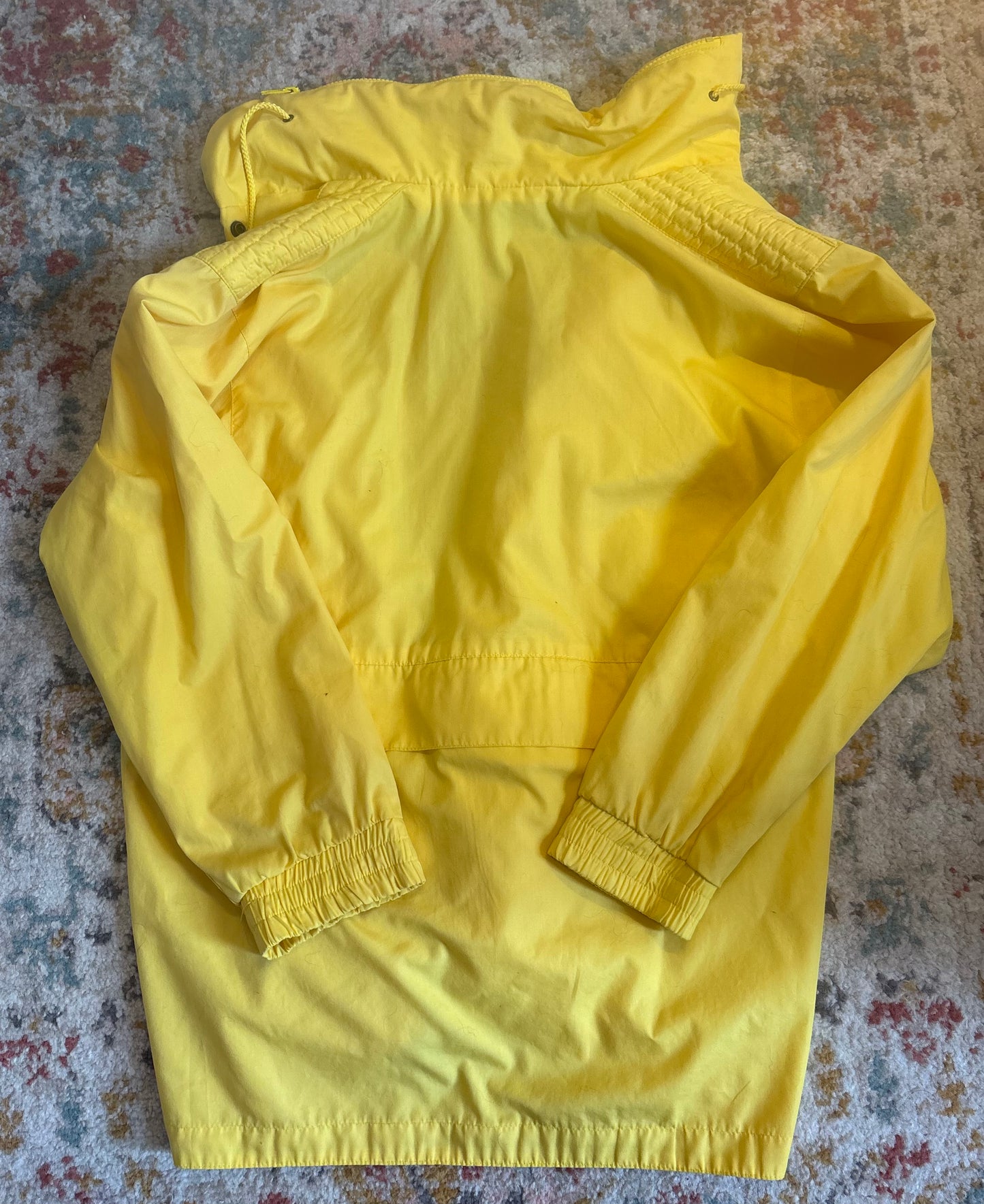 London Fog Zip and Button Light Jacket(with Hood)