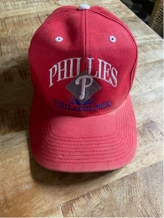 Vintage 1980’s Philadelphia Phillies Baseball Cap One Size