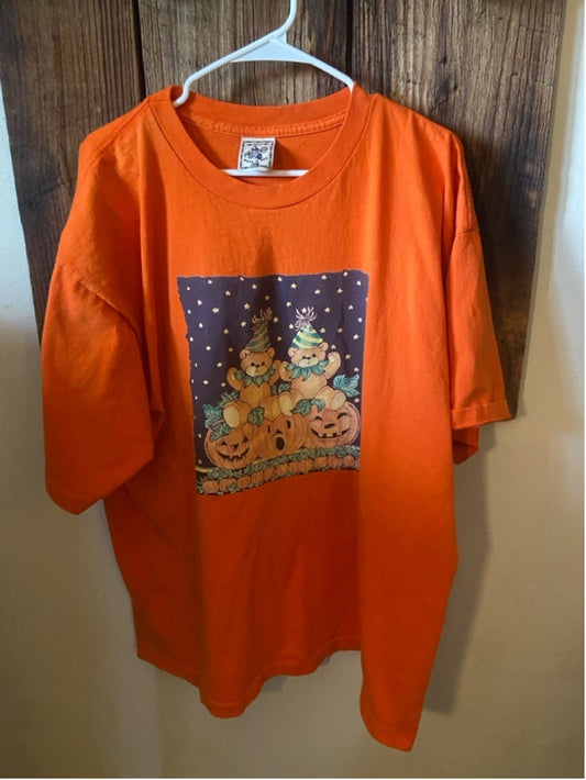 Men's Alore T-Shirt - Halloween - Orange - XXL