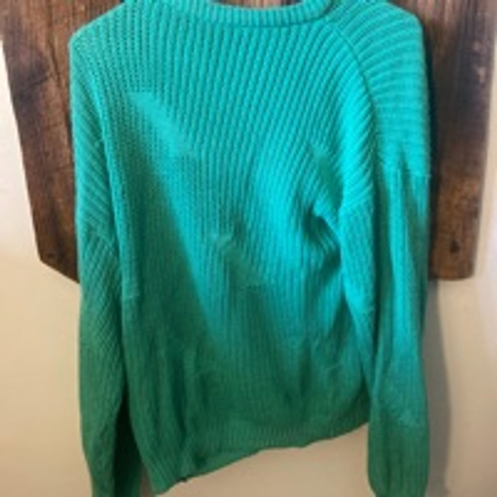 Men’s Vintage Kelly Green Sweater M