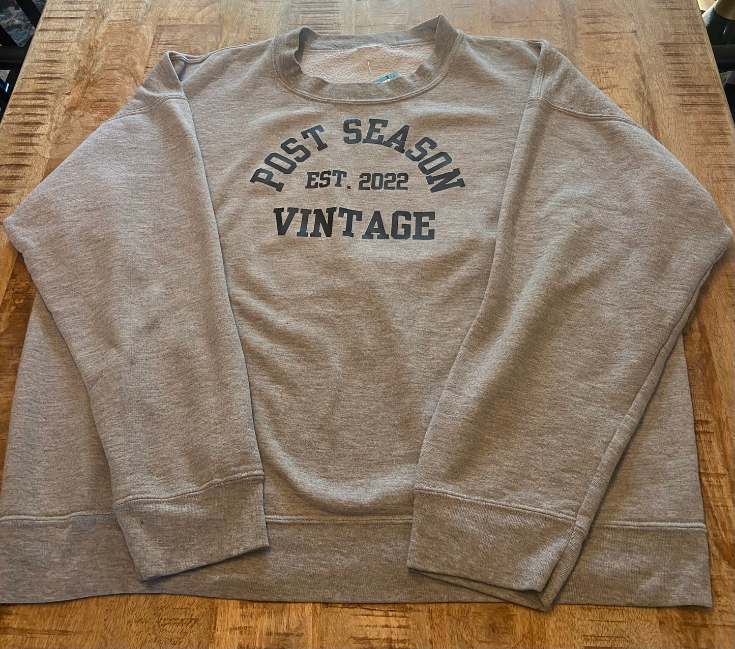 Post Season Vintage Spell Out Crewneck