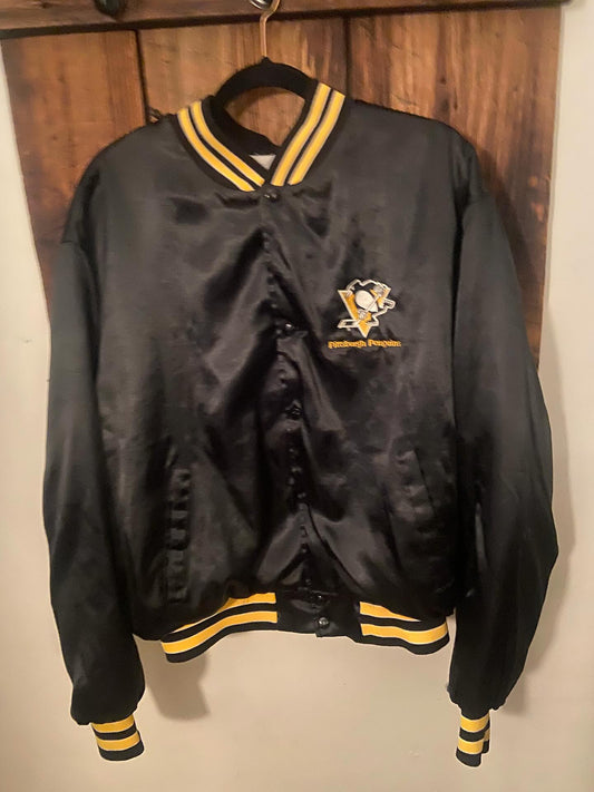 1980’s Penguins Satin Bomber