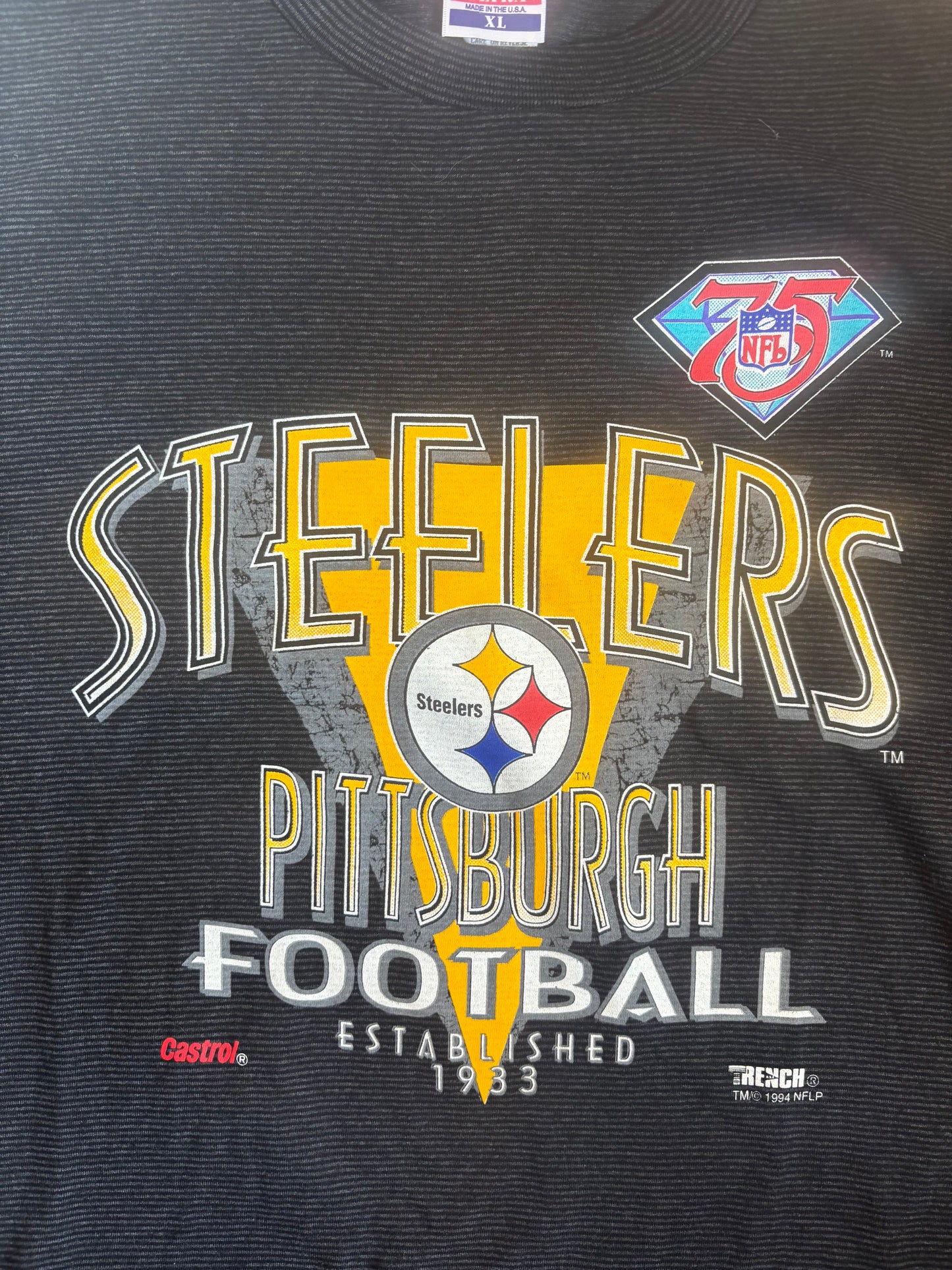 1994 Steelers Striped Tee