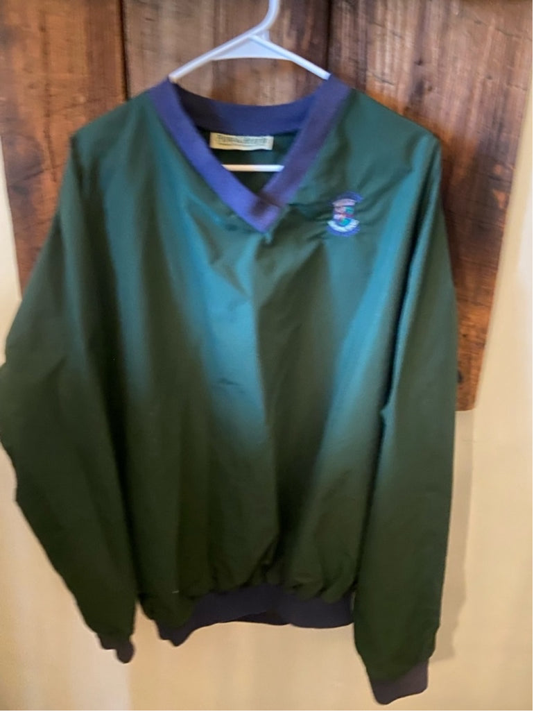 Men's St.Andrews Plow & Hearth Green Golf Jacket Size L