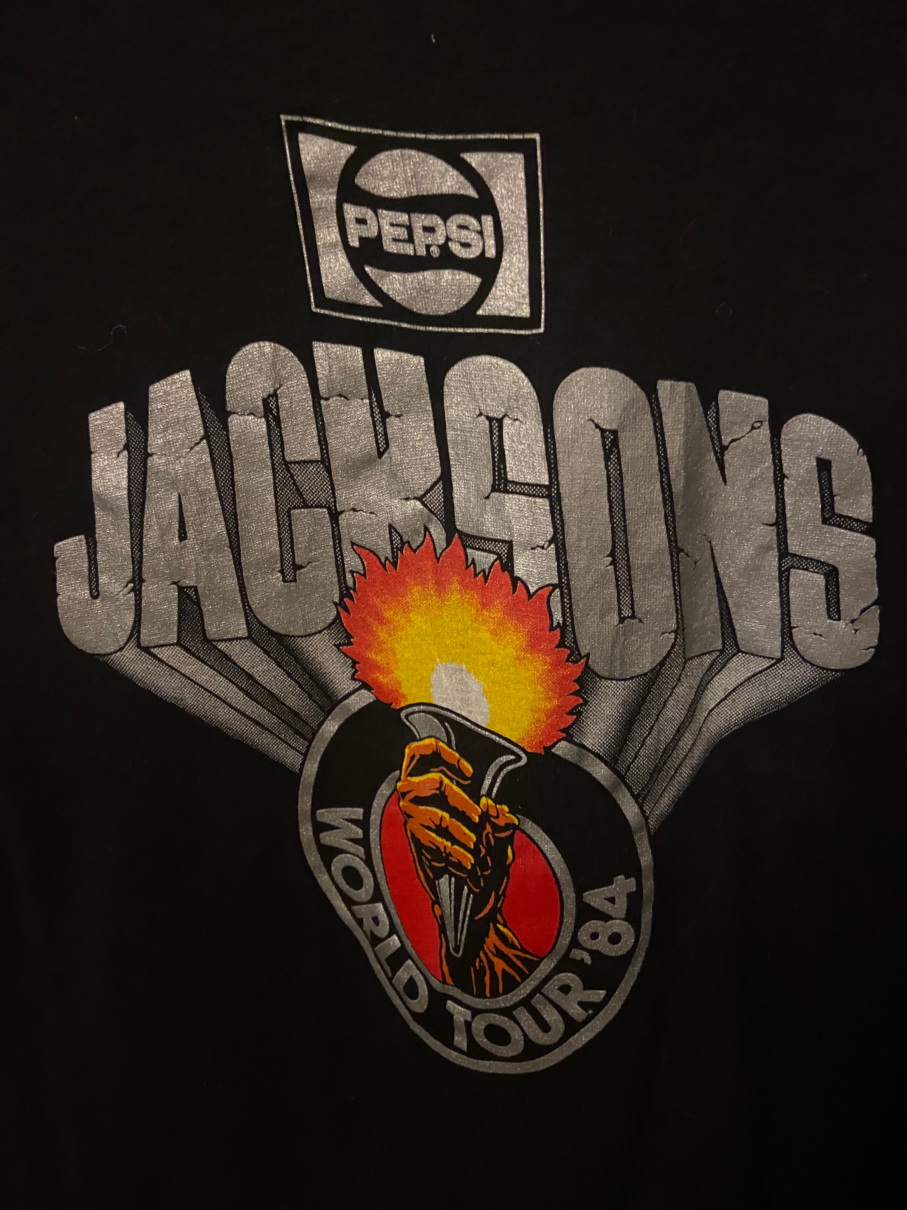 Jackson 5 / Jacksons 1984 Vintage World Tour high quality by Pepsi Tee