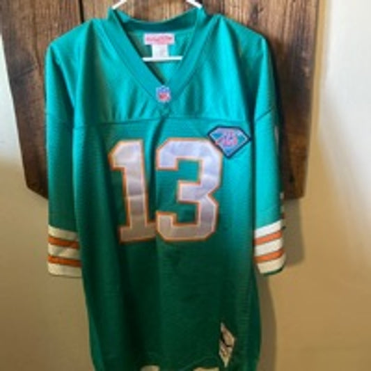 Mitchell and Ness Miami Dolphins Dan Marino Football Jersey Size XL