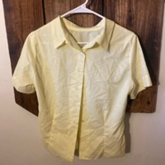 Vintage Women's Dutchmaid Blouse - Yellow - Size M