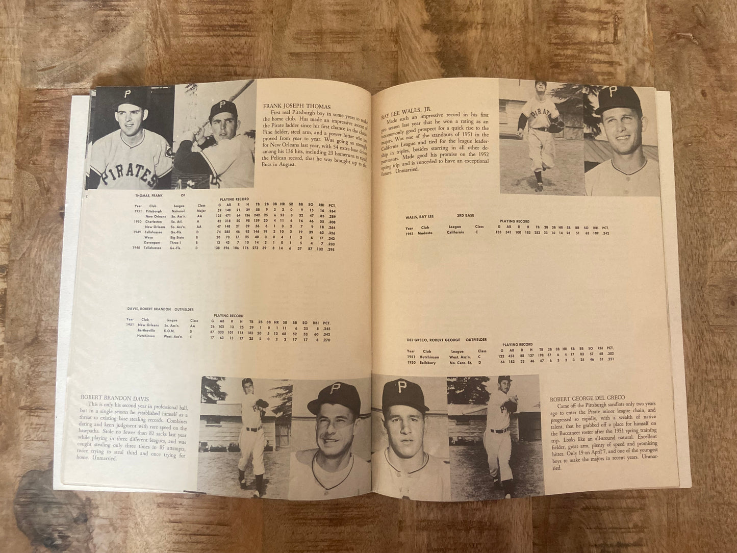 1952 Pittsburgh Pirates Yearbook