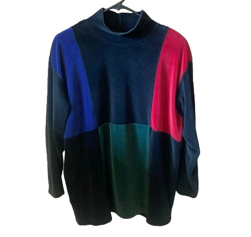 Dance Hall Days Velvet Mock Neck