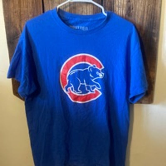Men's Chicago Cubs T-Shirt - Blue - Size L