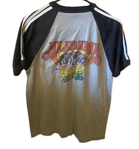 1986 Alabama ‘For the Fans’ Tour Baseball Tee