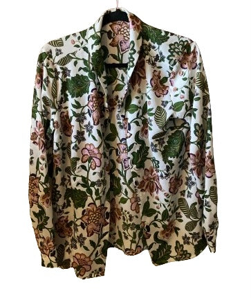 The Flower Power Button Up