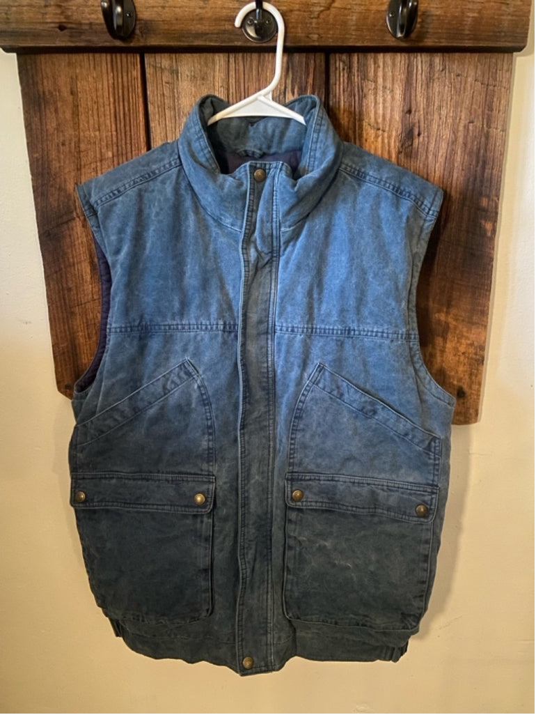 Men's Eddie Bauer Blue Vest Size M