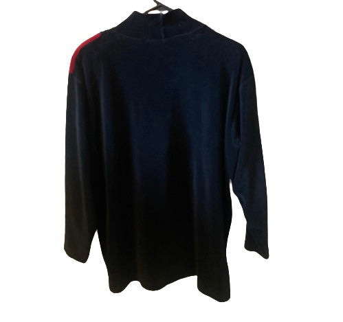 Dance Hall Days Velvet Mock Neck