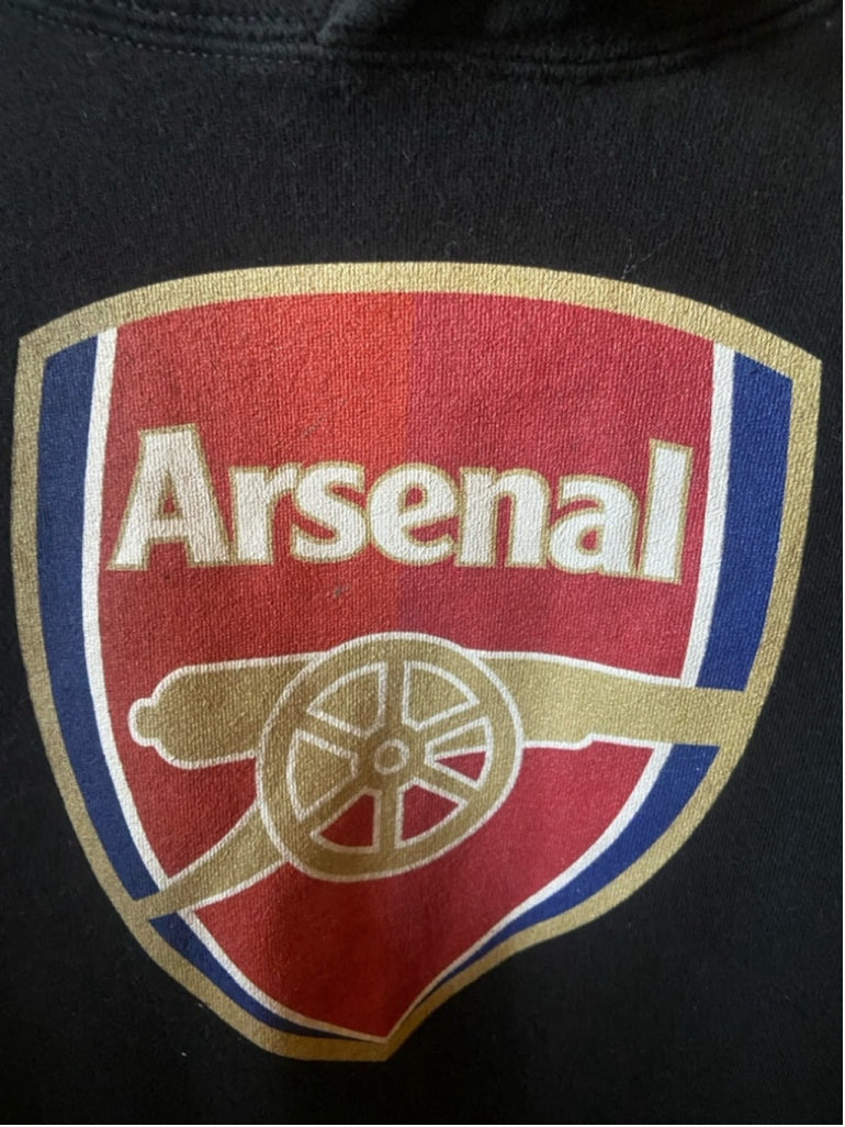 Men's Arsenal Black Hoodie Size M