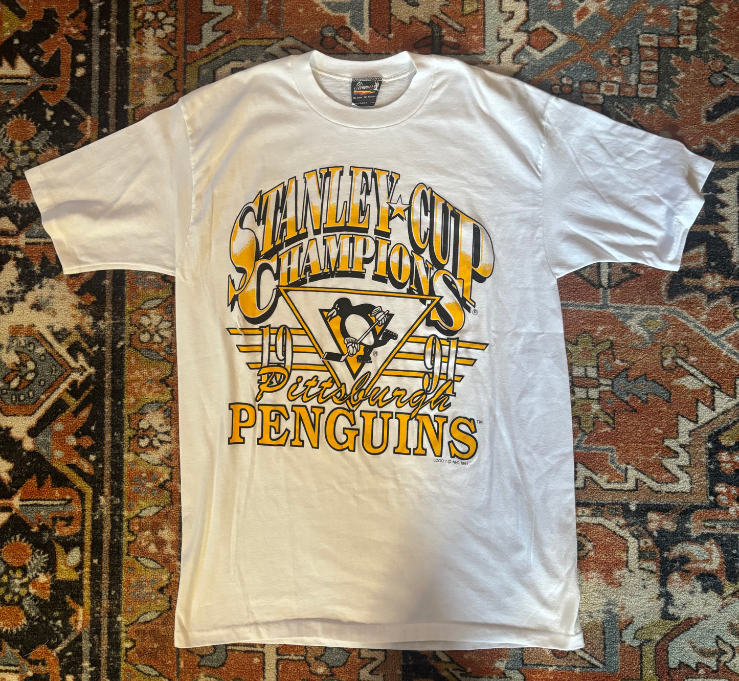 1991 Pittsburgh Penguins Stanley Cup Tee