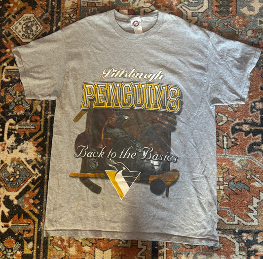 1990’s Back to the Basics Pittsburgh Penguins Tee