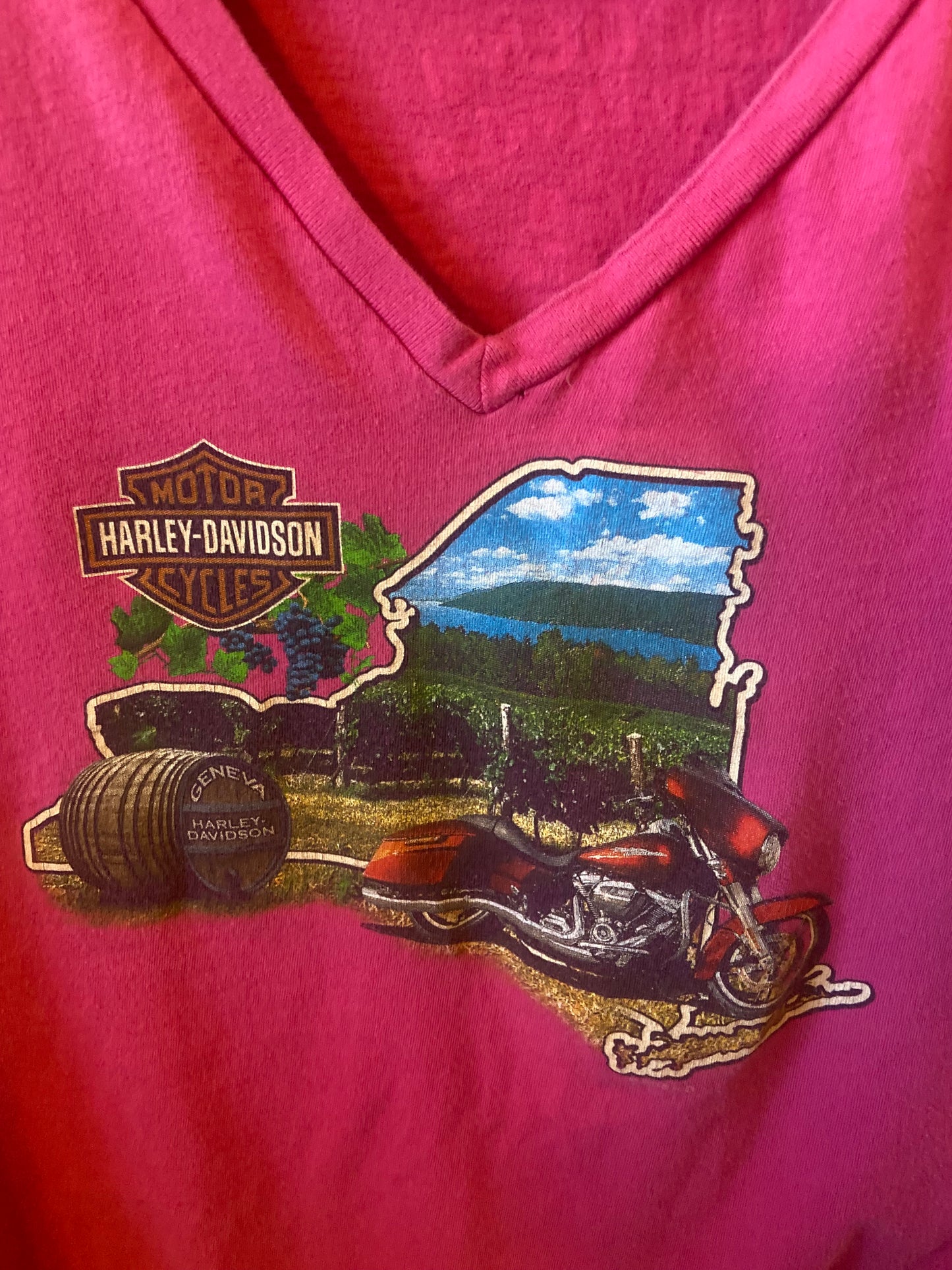 Women’s Harley Davidson Tee - Geneva New York