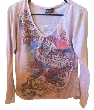 Pink Women’s Long Sleeve Harley Tee - Zanotti Butler, PA