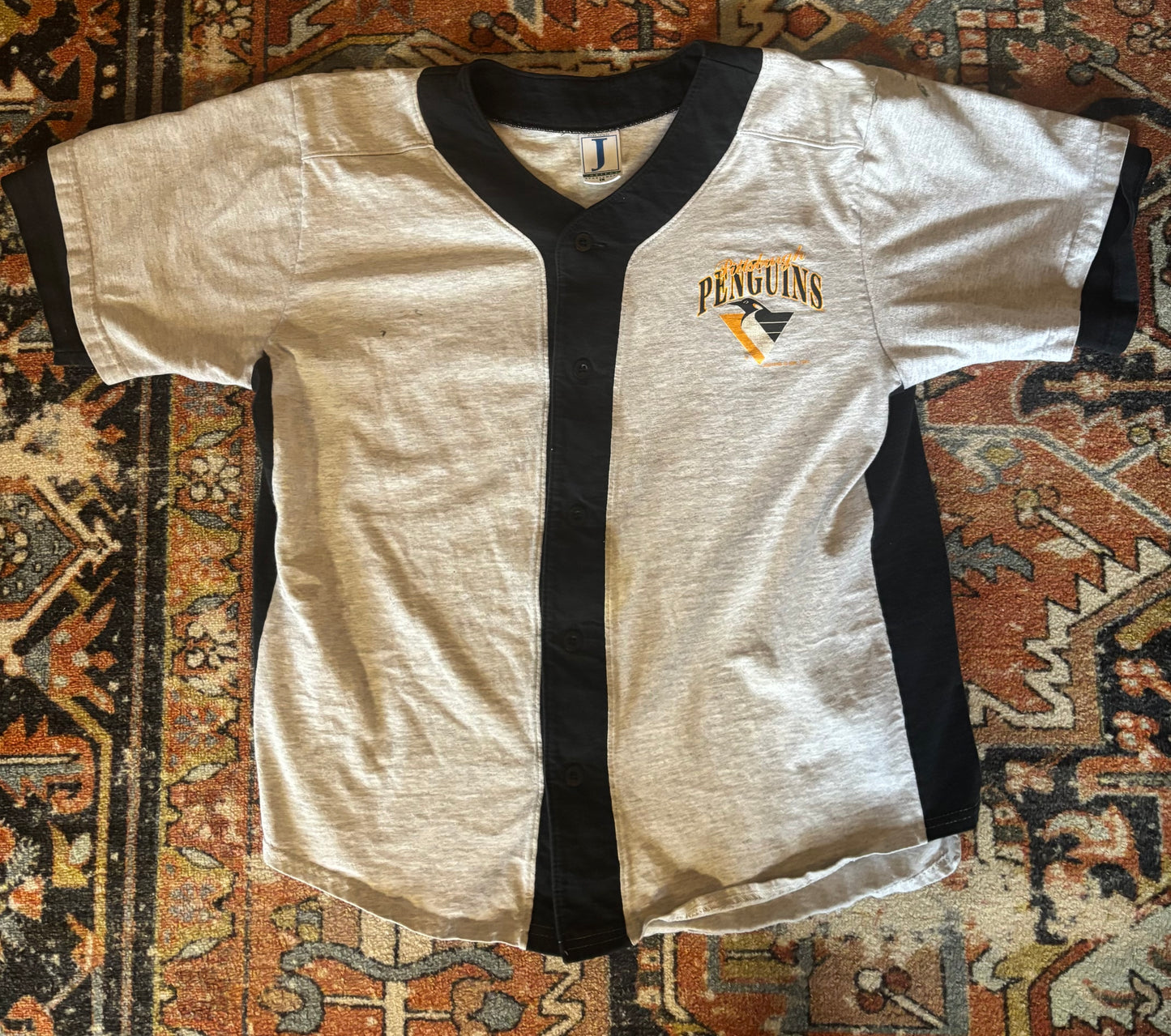 1990s Josten’s Pittsburgh Penguins Baseball Jersey