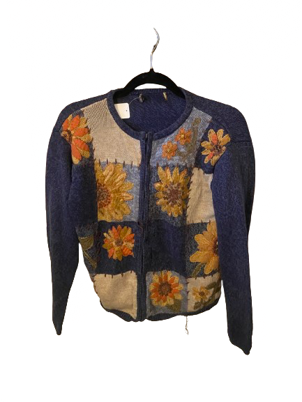 The Flower Power Zip Cardigan