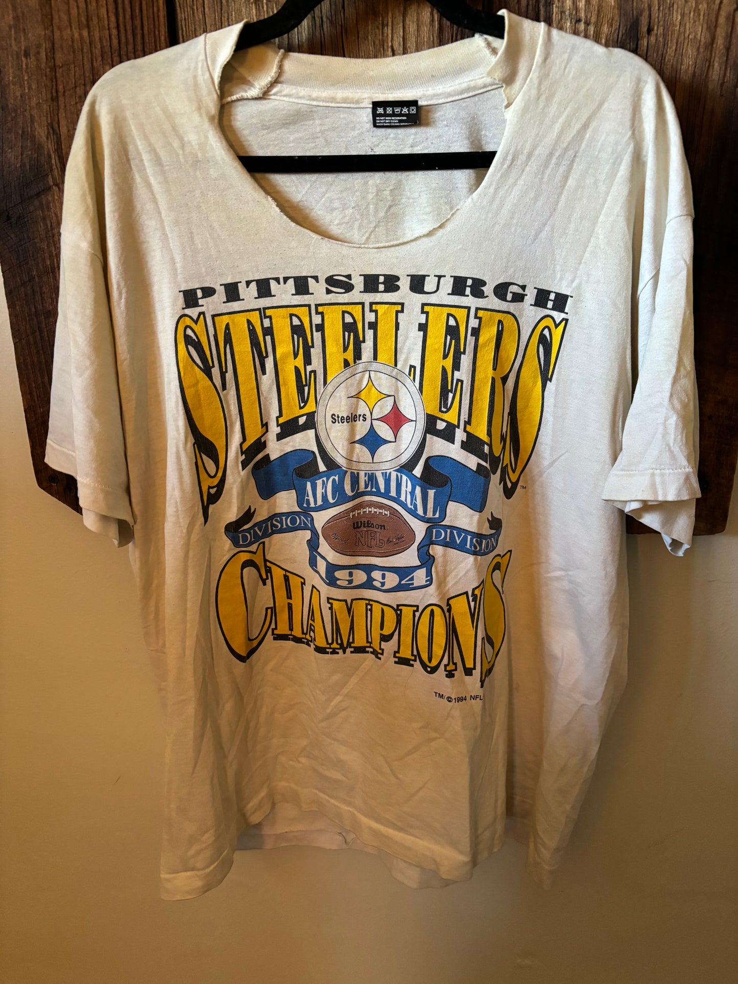 1994 Steelers AFC Central Champs Tee