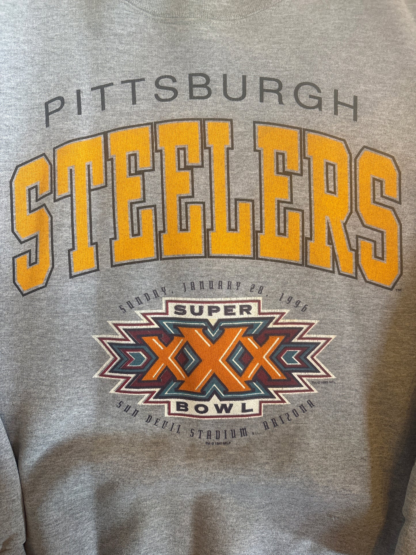 1996 Starter Pittsburgh Steelers Superbowl Crewneck