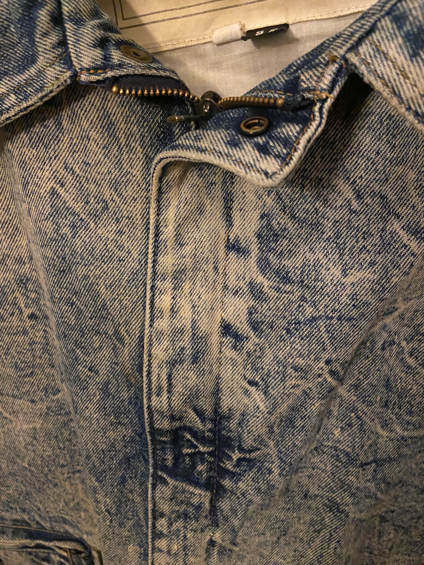 1980’s Le Tigre Acid Wash Denim Jacket