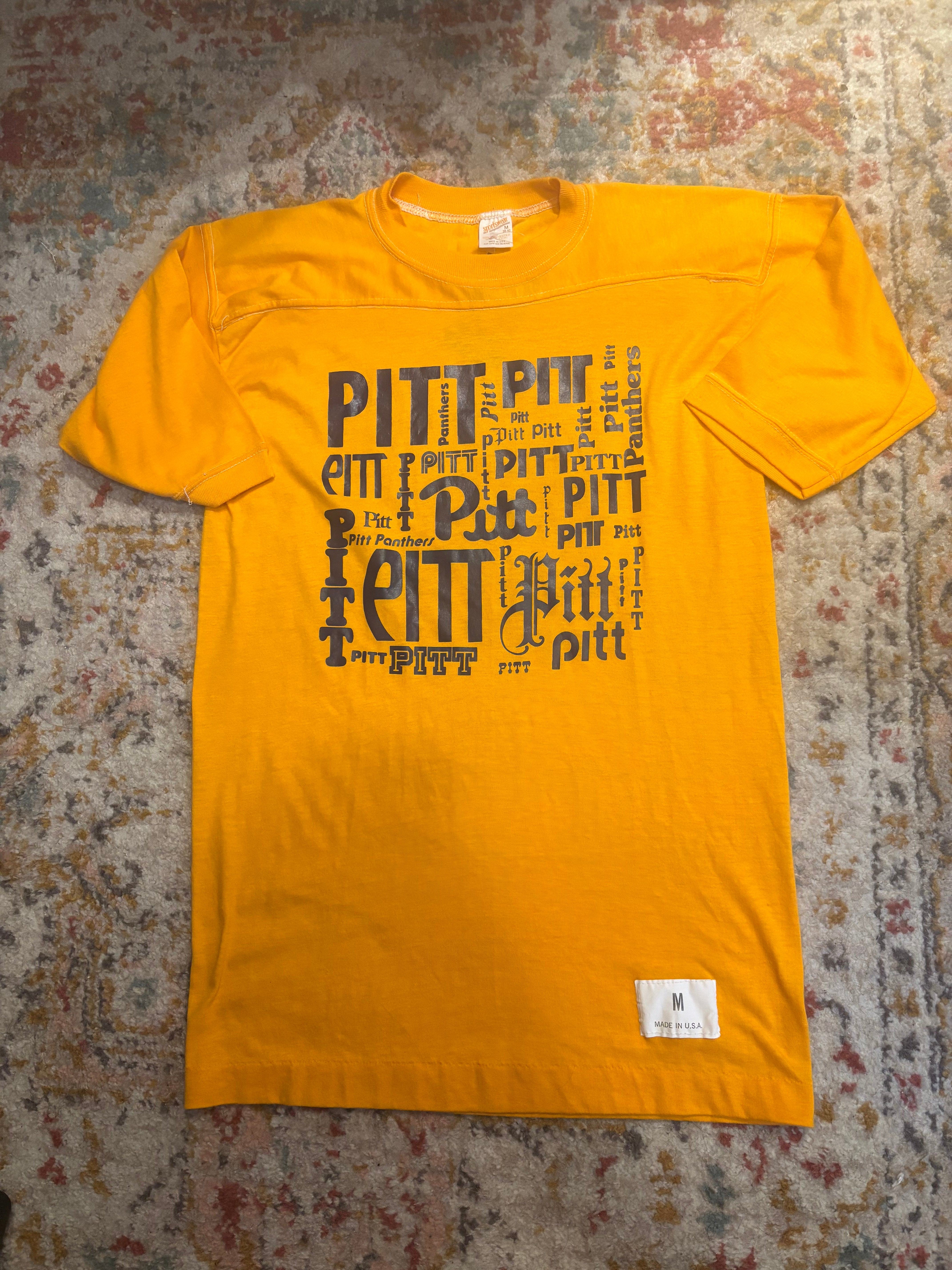 1970’s Pitt Script Tee – Post Season Vintage